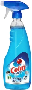 Colin Glass and Surface Cleaner Liquid Spray